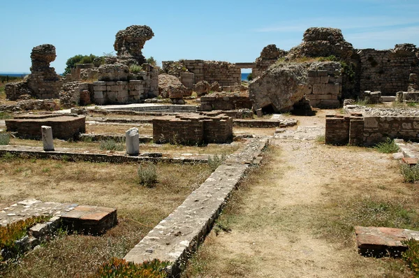 Heraion antigo na ilha grega de Samos — Fotografia de Stock