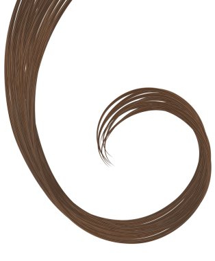 şık curl saç