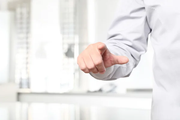 Hand-Touchscreen — Stockfoto