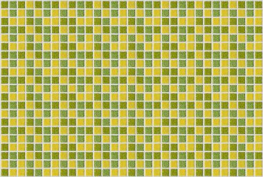 Karo mozaik kare Yeşil Sarı doku arka plan