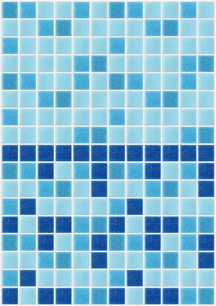 Mattonelle mosaico quadrato blu texture sfondo decorato con glitter — Foto Stock