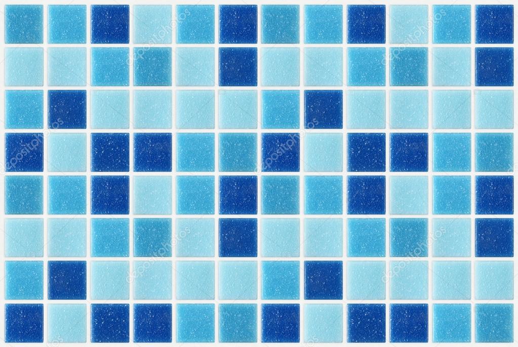 Tile mosaic square blue texture background decorated with glitter