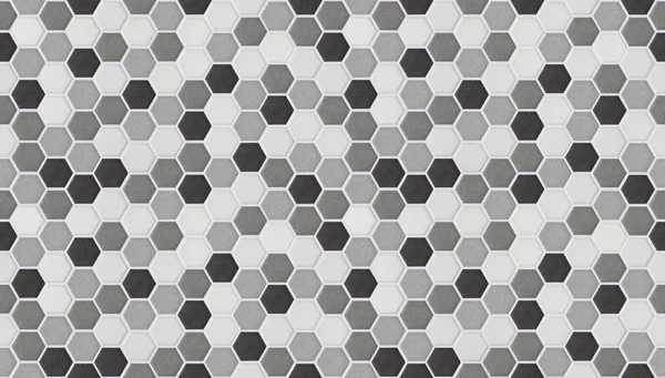 Маленькая шестиугольная плитка из бесшовного мрамора — стоковое фото