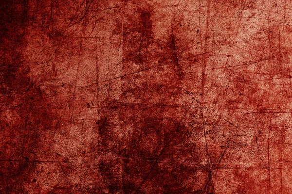 背景红墙纹理抽象 grunge 毁了挠 — 图库照片