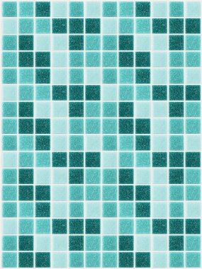 Dekoratif Karo, mozaik renkli küçük