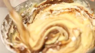 Pastane chef malzemeler pasta kase krem, fındık için karışımları