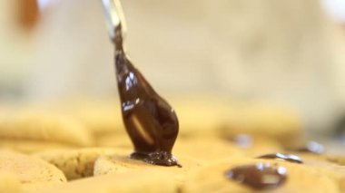 Pasta şefi hazırlamak çikolata kurabiye