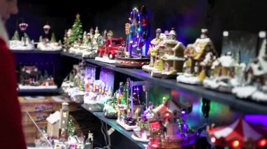 Pazar mağazada alışveriş Noel kadın