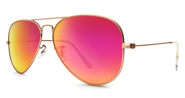 Lunettes de soleil Aviator isolées sur fond blanc — Photo