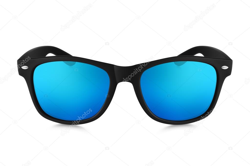 aviator sunglasses isolated on white background 