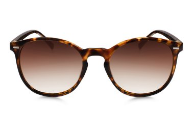 Beyaz arkaplanda izole edilmiş güneş gözlükleri 