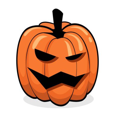 Cadılar Bayramı Balkabağı vektör karikatür 