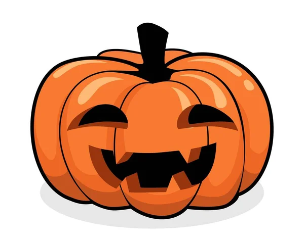 Calabaza Halloween Ilustraciones Dibujos Animados Vector — Foto de Stock