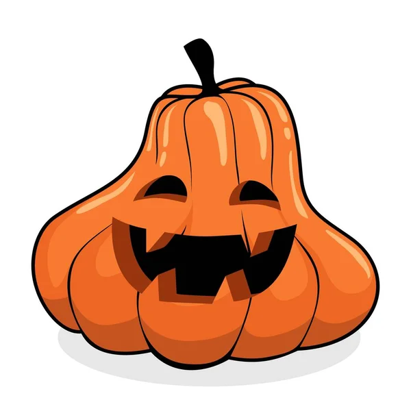 Pumpa Halloween Tecknad Illustrationer Vektor — Stockfoto