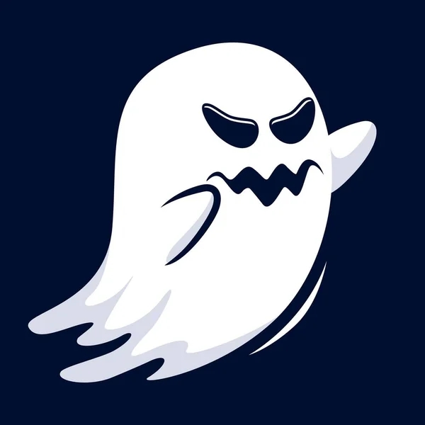 Fantasma Halloween Cartoon Ilustrações Vetor — Fotografia de Stock