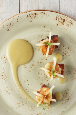 pan kızarmış midye shelfish meze