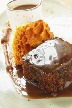 yapışkan şekerleme puding
