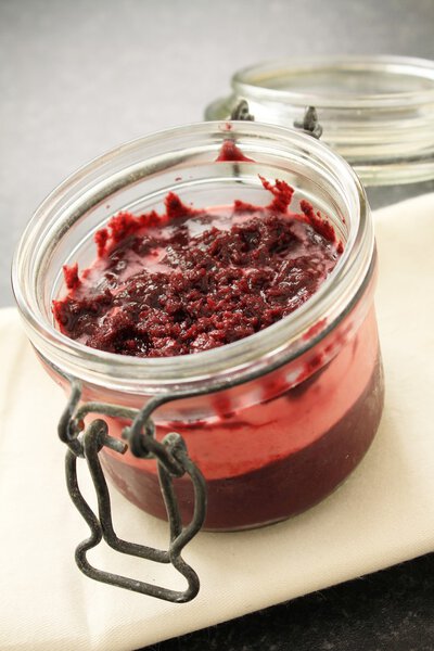 Фруктовый парфе десерт
