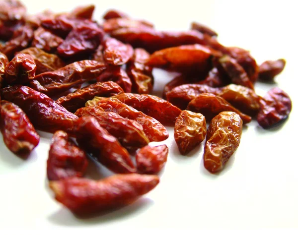 Closeup sušené chilli — Stock fotografie