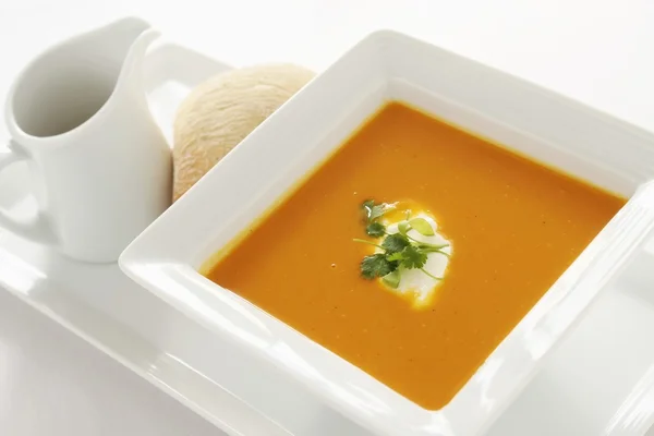 Fresh soup appetizer starter — Stock Photo, Image