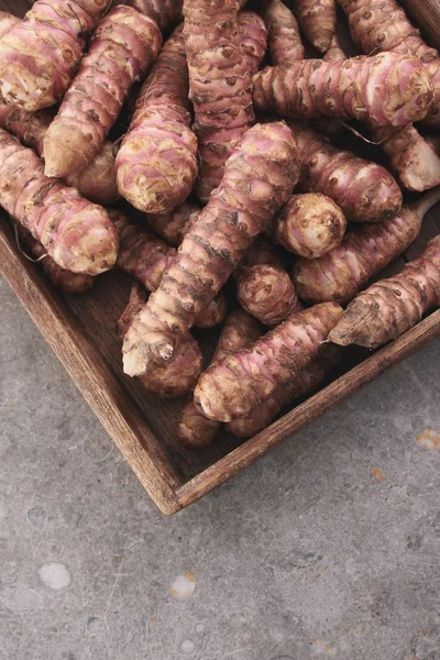 Jerusalem artichokes closeup — Stock Photo, Image