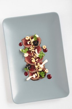 Dana carpaccio meze starter
