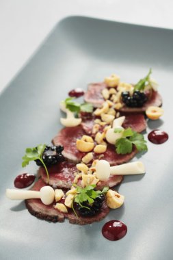 Dana carpaccio meze starter