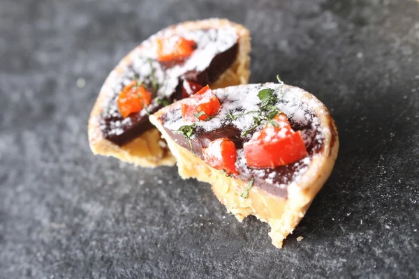 Biber çikolata tart — Stok fotoğraf