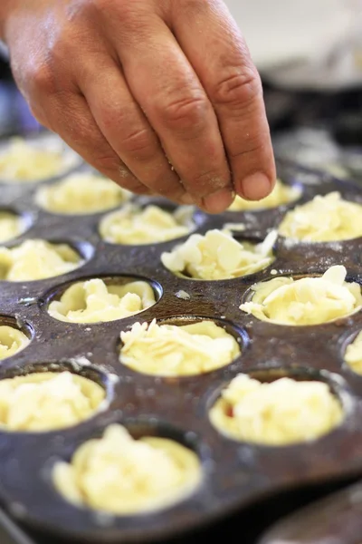 Traditionella bakewell tårtor — Stockfoto