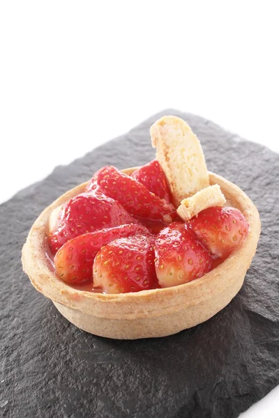 Strawberry Tart Dessert — Stock Photo, Image
