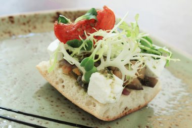 sağlıklı sandviç portre