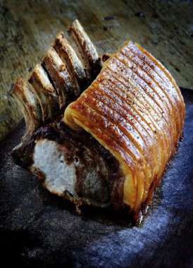 domuz eti yemek yemek kaplama