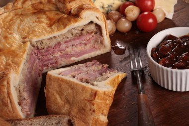 Piknik domuz pie ploughmans