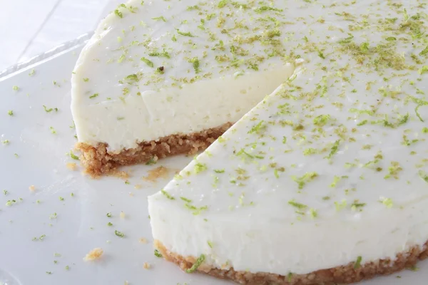 Lime cheese cake — Stock Photo, Image
