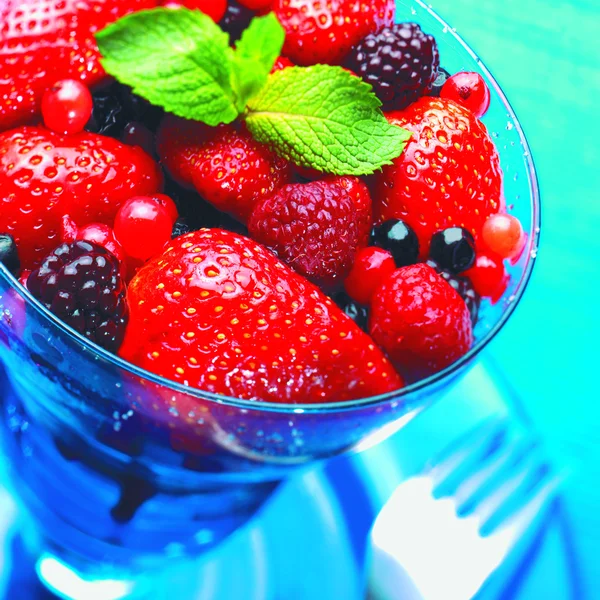 Frutta estiva dessert — Foto Stock