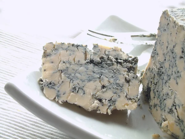 Anglický sýr stilton — Stock fotografie