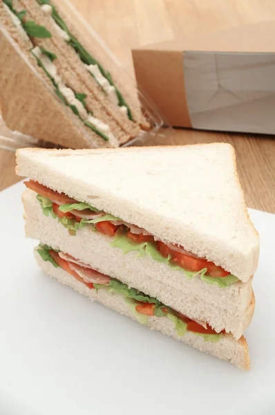 Sandwich selection closeup — Stock Photo, Image