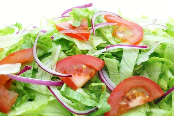 Salade fraîche en gros plan — Photo