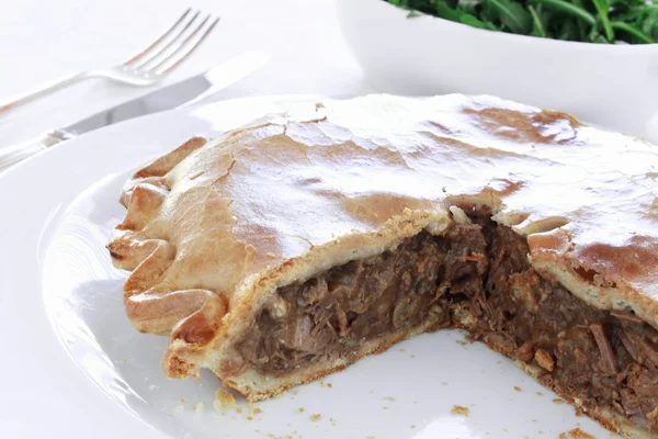 Vlees taart pasty — Stockfoto