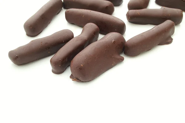 Čokoládové tyče izolované — Stock fotografie