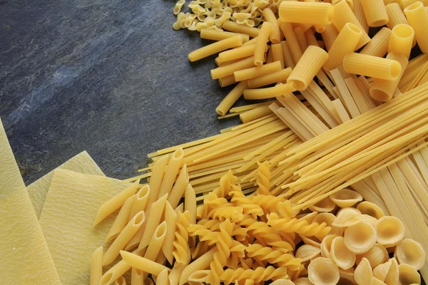 Selezione pasta primo piano — Foto Stock