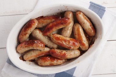 Bitish sosis pişmiş