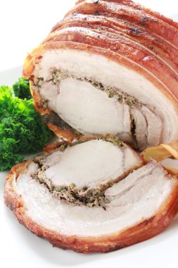 domuz eti yemek yemek kaplama