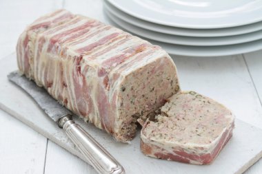 hazırlanan terrine pate