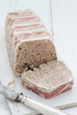 hazırlanan terrine pate