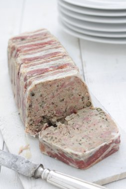 hazırlanan terrine pate