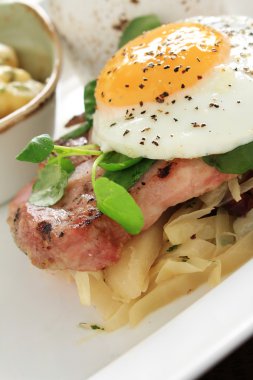 domuz eti yemek yemek kaplama