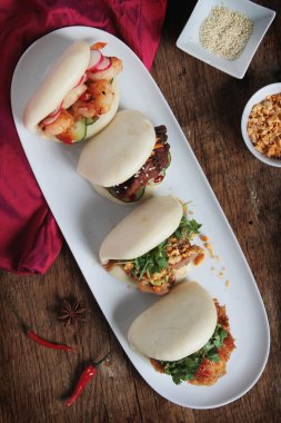 Malezya buğulanmış sandviç