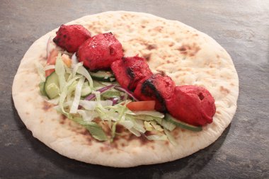 Tikka şiş donner şal sandviç