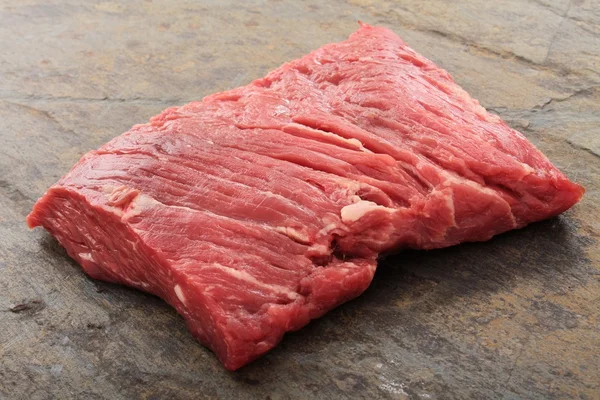 Rohe, ungekochte Brisket — Stockfoto